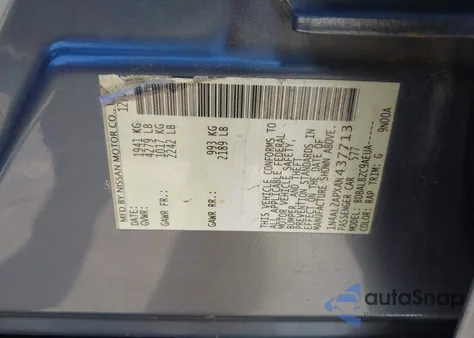 2010 Nissan Altima 2.5 S from USA, damaged, VIN 1N4AL2APXAN437713